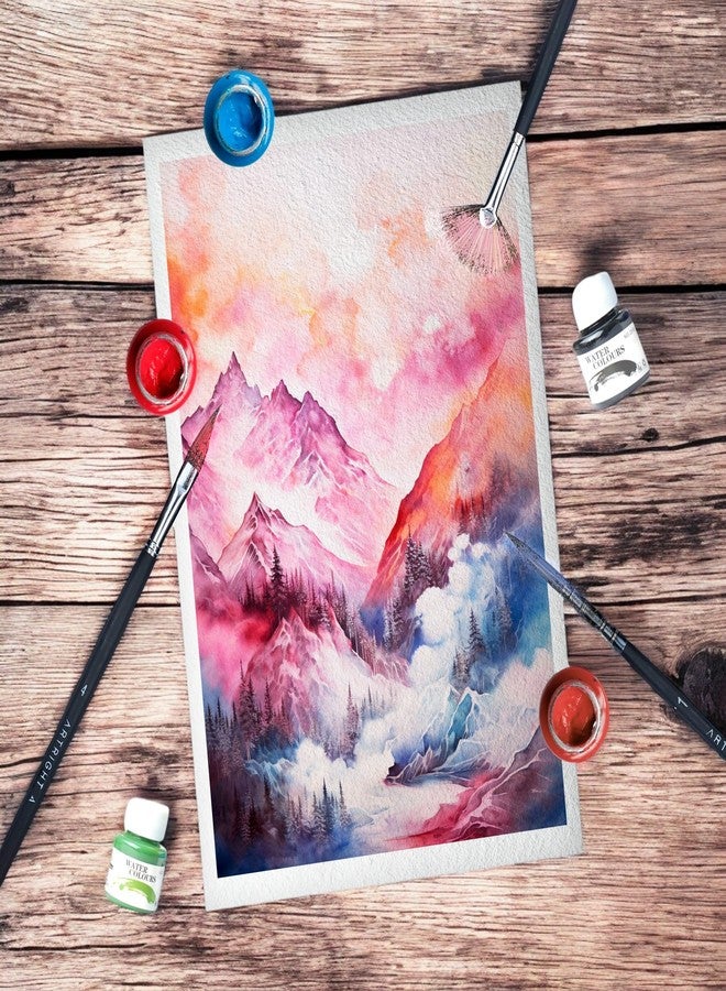 ArtRight 12 x 25ml Watercolor Paint Set with Free Paintbrush - Acid-Free, Non-Toxic Artists' Water Colours for Painting in Multicolored Shades - Image 5